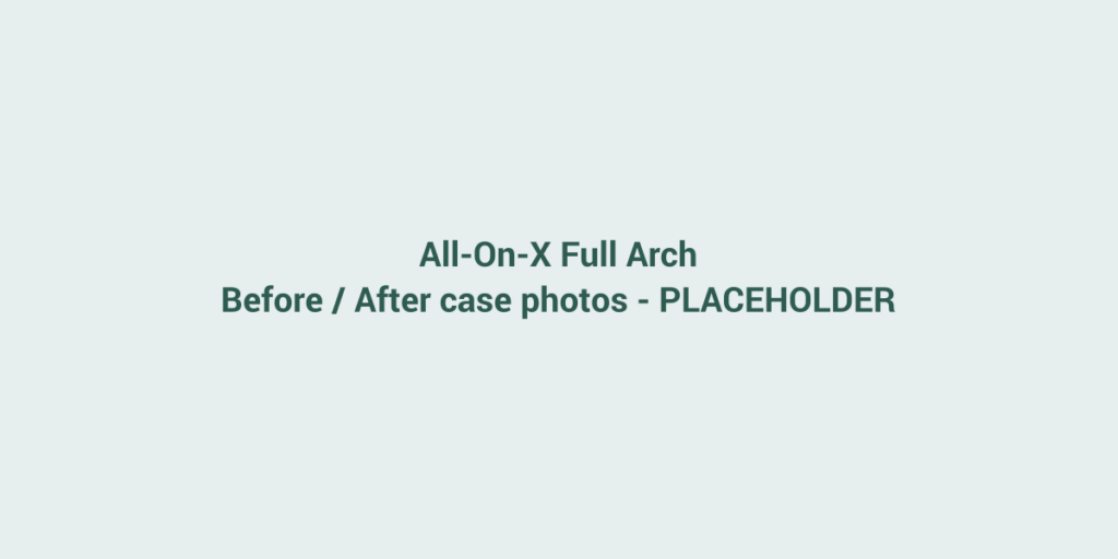 Placeholder for before and after case photos